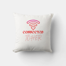 Almofada Conectado ao Dia de os namorados do coração WiFi d
