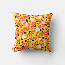 Almofada Coneflower Confetti em Lemon Yellow