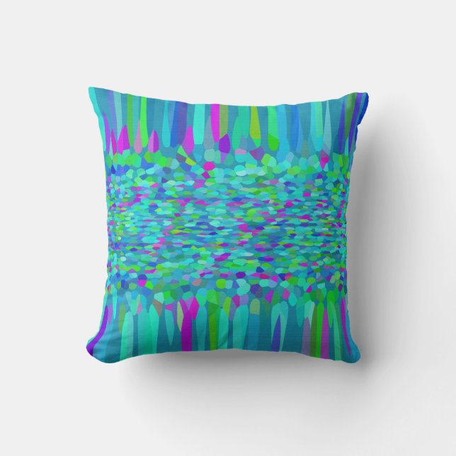 Almofada Confetti Blues Fringe (Frente)