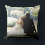 Almofada Confetti Dourado Elegante de Fotos Personalizado<br><div class="desc">Personalize com suas próprias fotos e nomes. Apresentando um elegante confete de ouro. Projetado pela Pure Piglet© em www.zazzle.com/purepiglet*.</div>