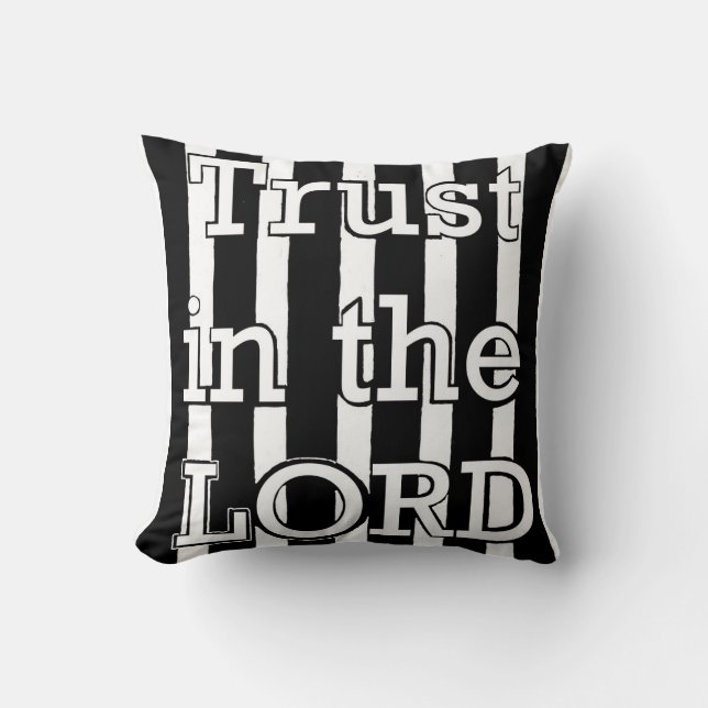 Almofada Confie no Senhor (Frente)