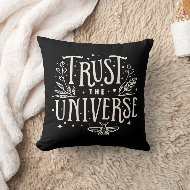 Almofada Confie no universo (Cobertor)