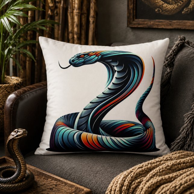 Almofada Conforto Serpenteante: Travesseiro em Forma de Cob (Serpentine Comfort: Cobra-Shaped Pillow for Exotic)