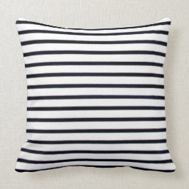 Almofada Conjunto-de-Almofadas-Preto-Branco-Listrado-Estilo