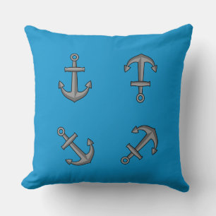 Almofada Conjunto de Âncoras do Barco de Animação