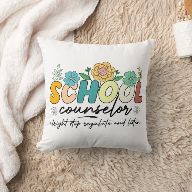 Almofada Conselheiro da Escola Bem Pare de Regulamentar e O (Cobertor)