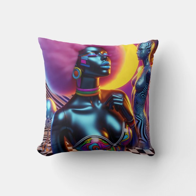 Almofada Consensual Sentry Ken Gage Fantasy Vaporwave (Frente)