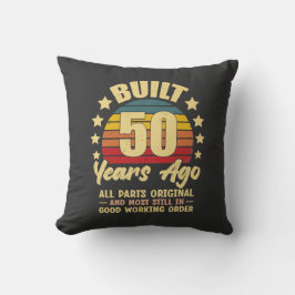 Almofada Construído há 50 anos Todas as Peças Originais 50º