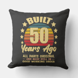 Almofada Construído Há 50 Anos Todas as Peças Originais 50º