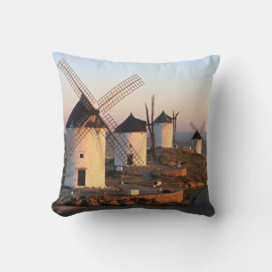 Almofada Consuegra, La Mancha, Espanha, moinhos de vento