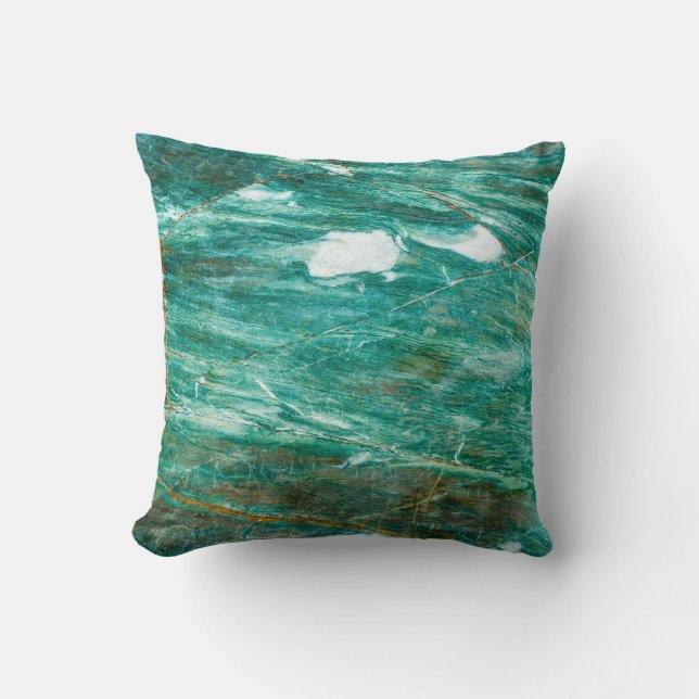Almofada Contexto verde ou Emerald Marble (Frente)