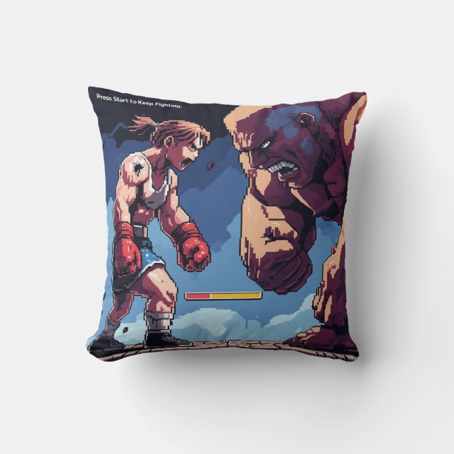 Almofada Continuar a lutar (Frente)