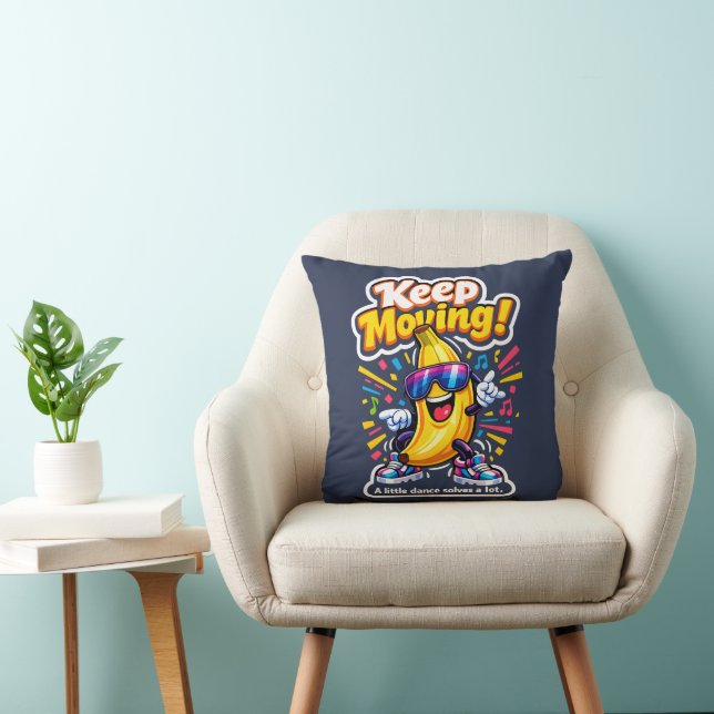 Almofada Continue se Movendo! – Banana Disco Dançante (Cadeira)