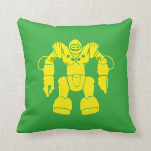 Almofada Cool que olha o amarelo da ficção científica