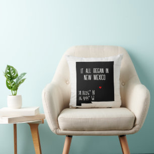 Almofada Coordenadas GPS do Novo México 