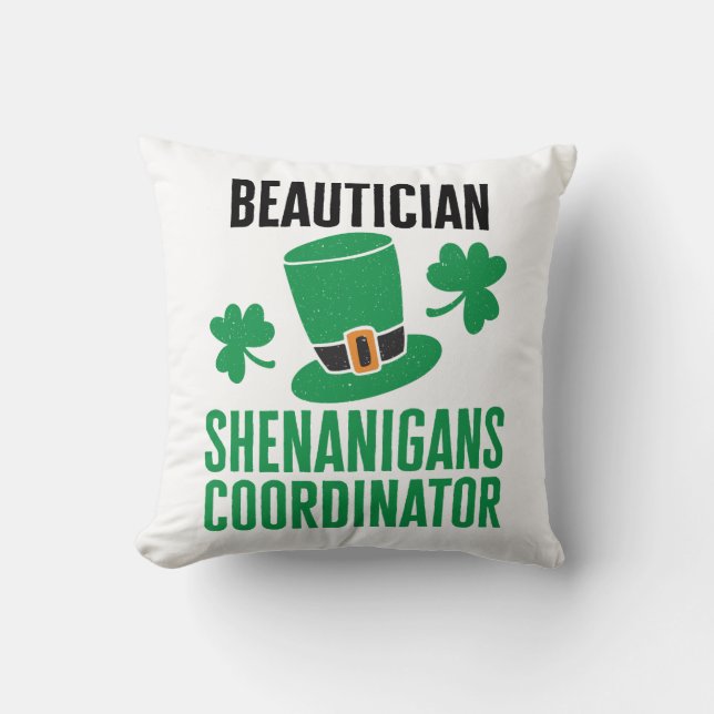 Almofada Coordenador de Beauticista Shenanigans (Frente)