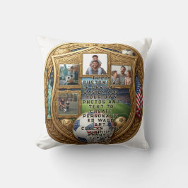 Almofada Copa do Mundo da Família Personalizada