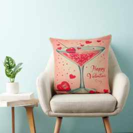 Almofada Coquetel Mid Century Valentine Martini