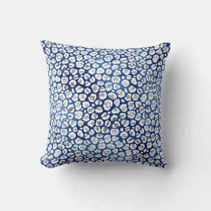 ALMOFADA COR AZUL IMPRESSÃO LUXE