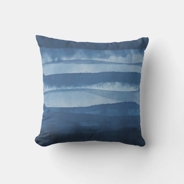 Almofada Cor Azul-Tropical Moderna (Frente)