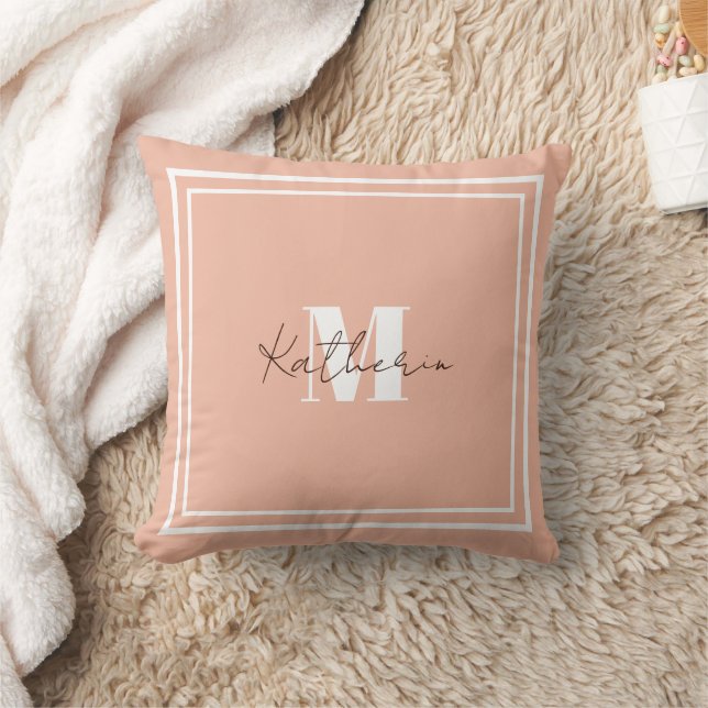 Almofada Cor Blush Nomeada F1B9A3 (Cobertor)