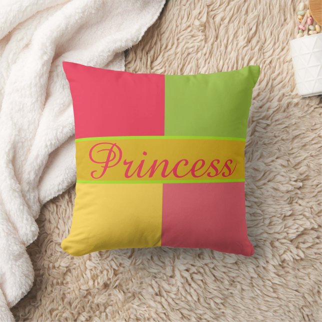 Almofada Cor Brilhante e Tropical (Cobertor)