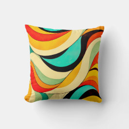 Almofada Cor da Cor Laranja e Amigos