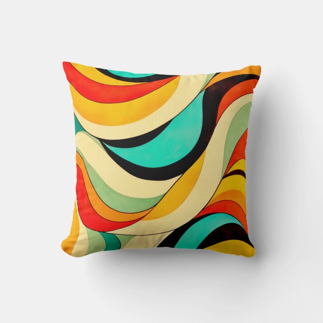 Almofada Cor da Cor Laranja e Amigos (Frente)