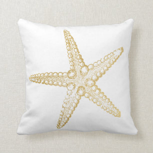 Almofada COR DA PICARETA DE U! Decoração Dourado chique d