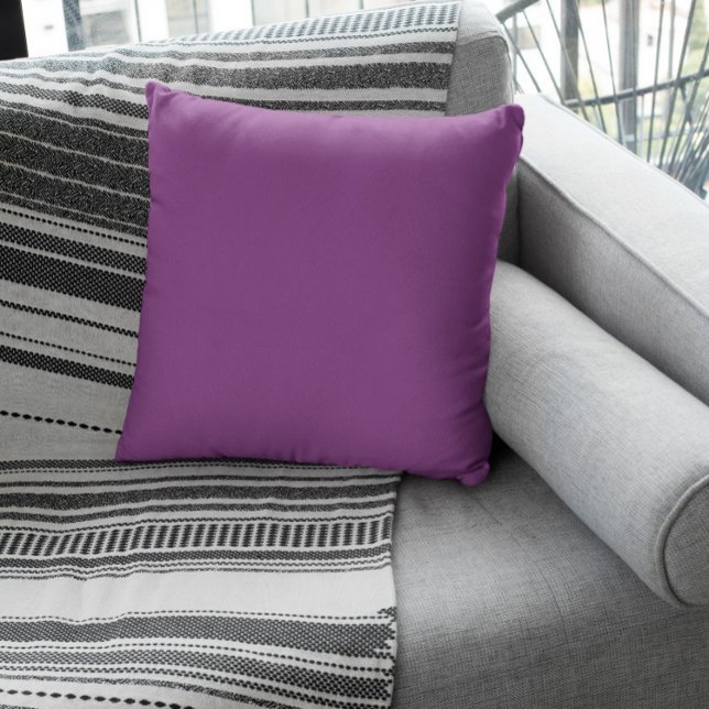 Almofada Cor da Tendência - Travesseiro decorativo Roxo da  (Criador carregado)