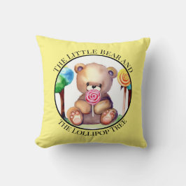 Almofada Cor d'água de um Travesseiro decorativo de Urso