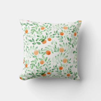 Almofada Cor de Água da Proveniência Laranja Verde Tangerin