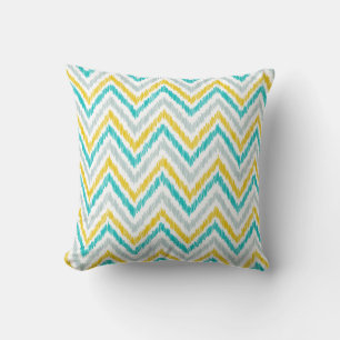 Almofada Cor de fundo diy da seta ikat da PixDezines