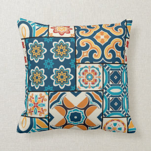 Almofada Cor decorativa portuguesa do ornamentado tradicion