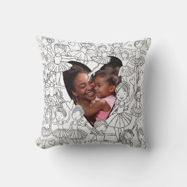 Almofada Cor em Ballerina Cushion com Foto