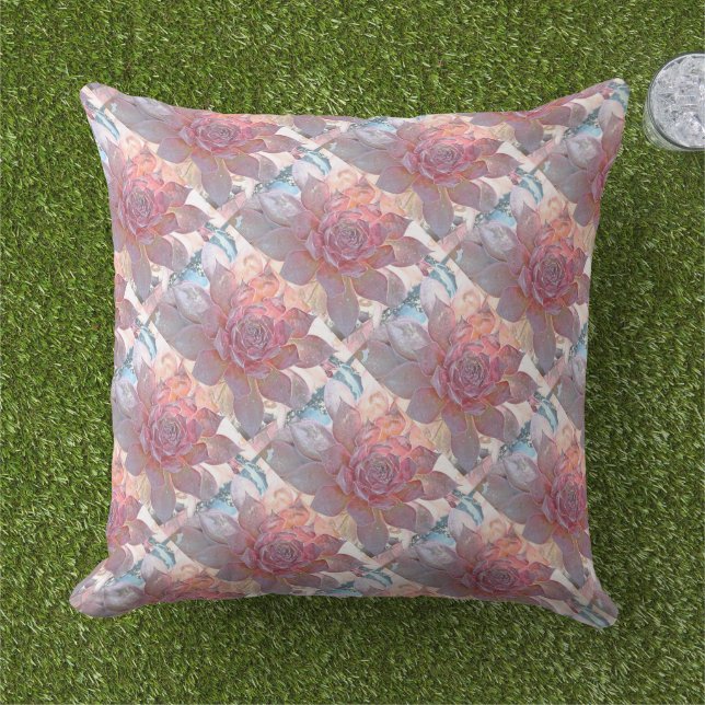 ALMOFADA COR FLORAL/PINTA (Grama)