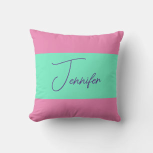 Almofada Cor Simples de Pastel Simples Moderna e Minimalist