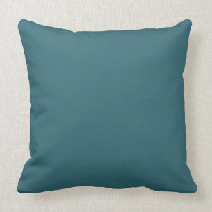 Almofada Cor Sólida do Azul Peacock (Teal Escuro ou Aqua Pr