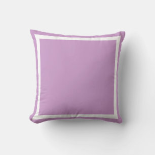 Almofada Cor sólida lavanda leve e leve travesseiro roxo