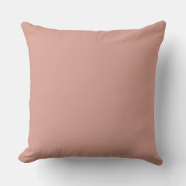 Almofada Cor Sólida Mínima Dusta Moderna Rosa