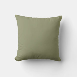 Almofada Cor Sólida Monocromática 91946E Verde Escuro