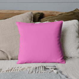 Almofada Cor Sólida Neon Rosa | Clássico