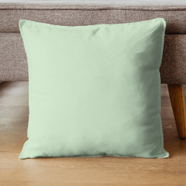 Almofada Cor Sólida Pistácio Pastel | Clássico | Elegante
