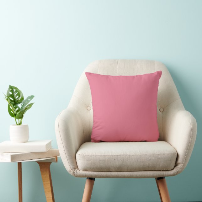 Almofada Cor Sólida Rosa Tulipa da Moda (Cadeira)