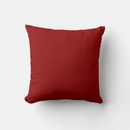 Almofada Cor Sólido Vermelho Escuro Simples