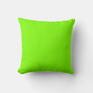 Almofada Cor Verde Chartreuse Sólido Simples