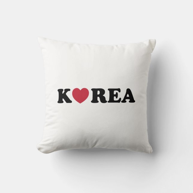 Almofada Coração de Amor da Coreia (Frente)