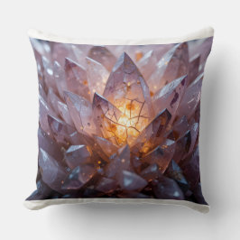 Almofada Coração de Cristal Radiante