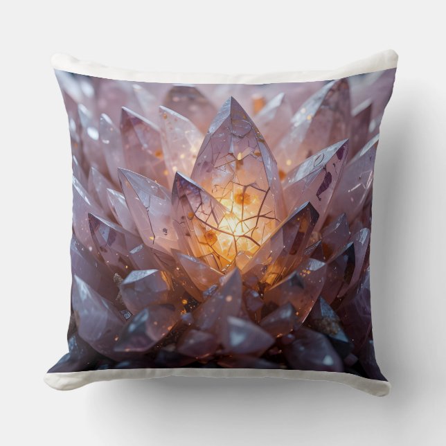 Almofada Coração de Cristal Radiante (Frente)