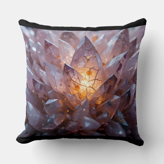 Almofada Coração de Cristal Radiante (Frente)